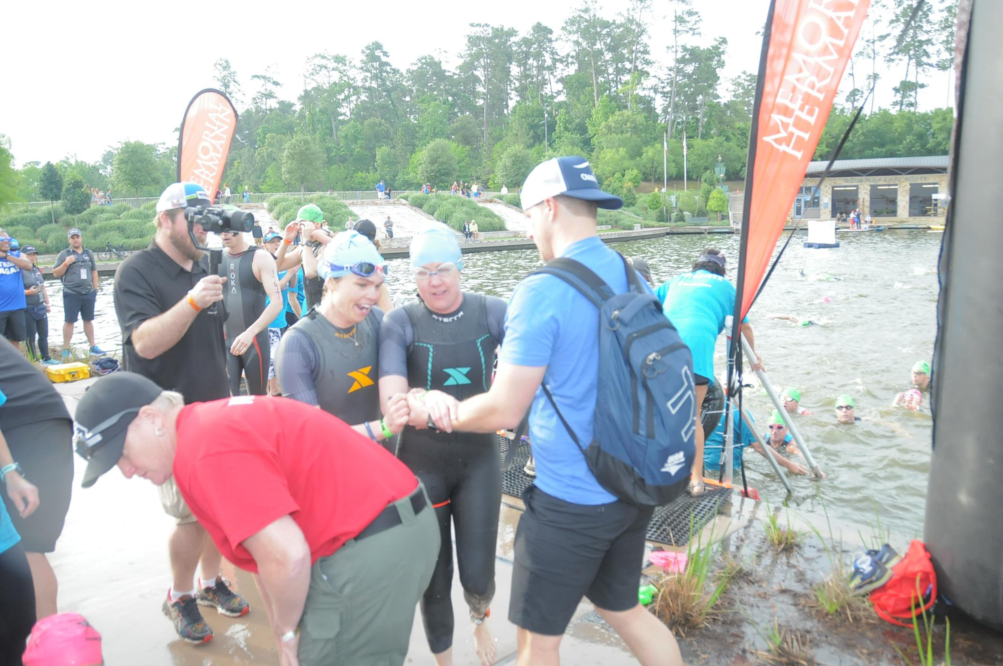 swim exit with james